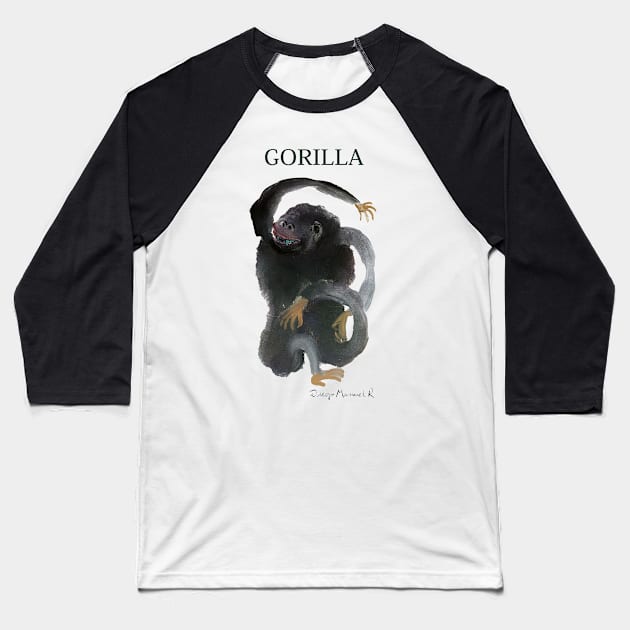 Gorilla Baseball T-Shirt by diegomanuel